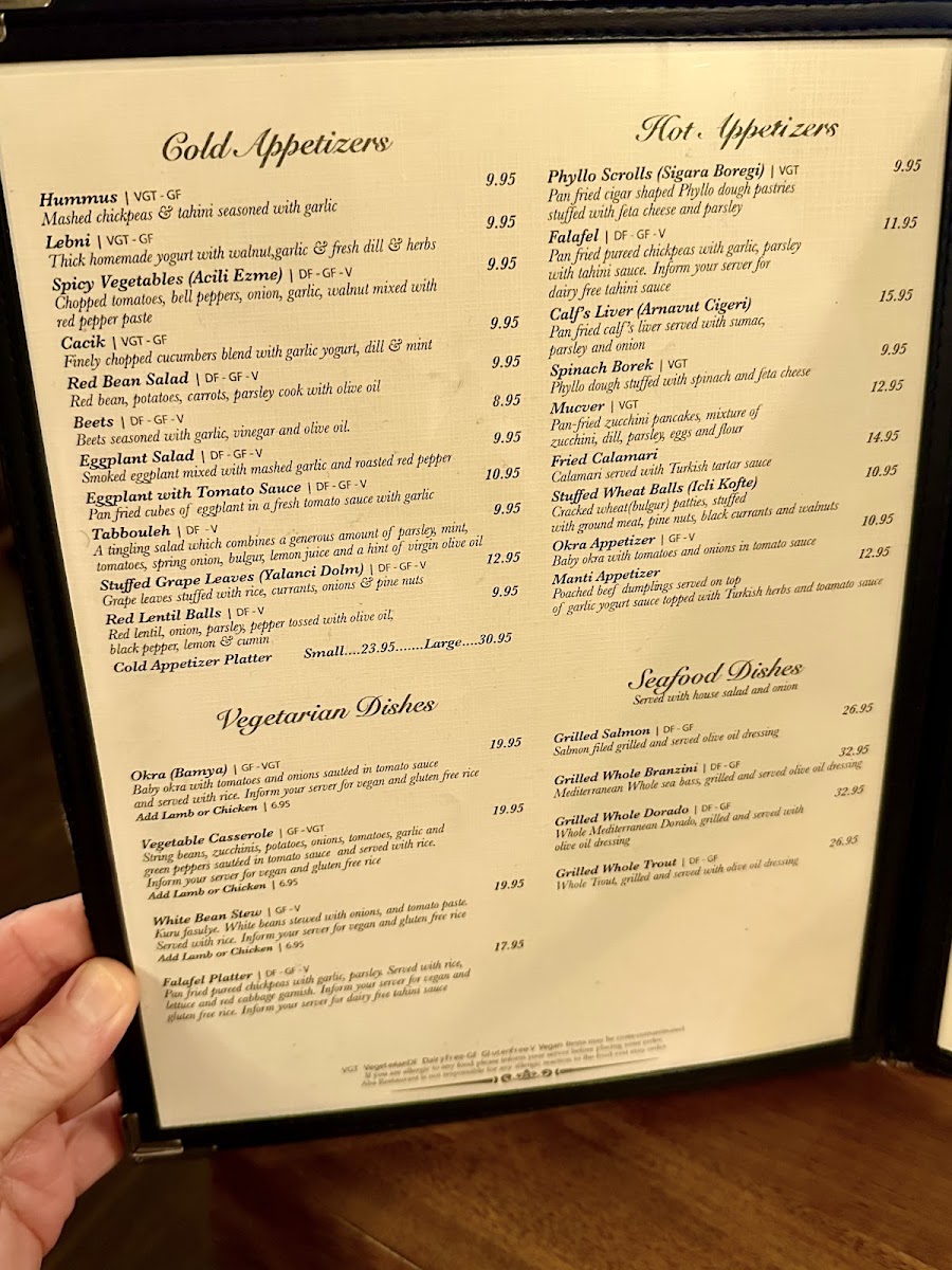 ABA Turkish Restaurant Menu - Image 2